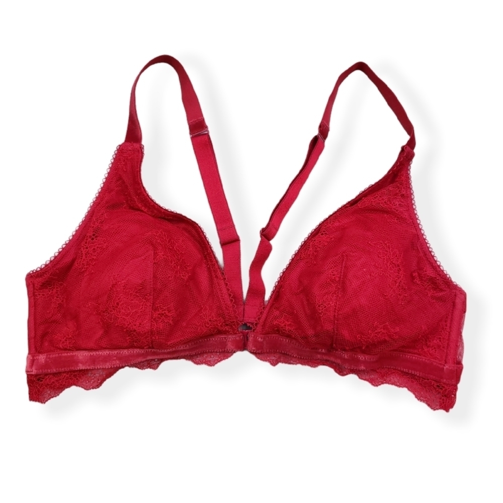 Victoria's Secret Red Lace Strappy Bralette